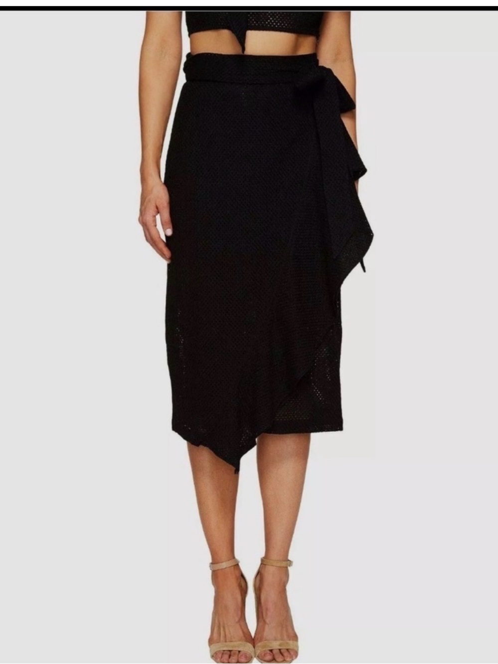Marysia Seahaven Mesh High-Waist Wrap Skirt